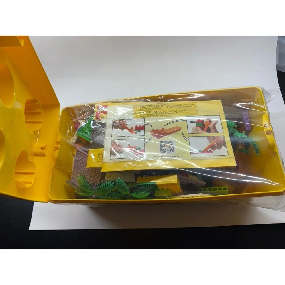 LEGO Storage Brick Case 8 Stud Large Yellow Container Plastic Bin Box 4lb Misc